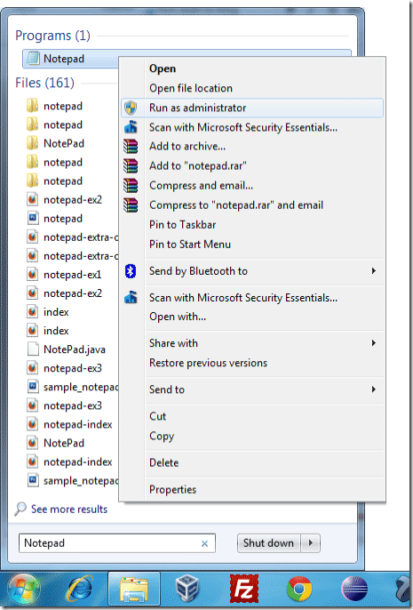 windows7-notepad